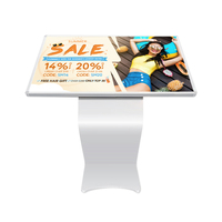 Venta caliente Soporte de piso Kiosco interactivo Sistema Android Pantalla horizontal Información interactiva Monitor de pantalla táctil Quiosco