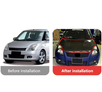 Capot en fibre de carbone pour Suzuki Swift 2005-2008, neuf, ensemble capot moteur en carbone, accessoire pour Suzuki Swift