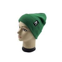 Bonnet d'hiver confortable en tricot avec logo personnalisé unisexe avec manchette pliée