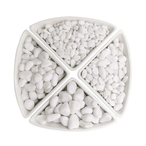 <span class=keywords><strong>Galets</strong></span> <span class=keywords><strong>blancs</strong></span> antidérapants de 3 à 60 mm pour pavage de jardin et aménagement paysager, pierres de balcon - Product Image 1