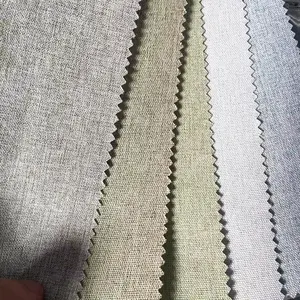 Factory Wholesale 280cm Wide Width Blackout Polyester 100% Linen Fabric For Bedding