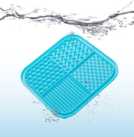 Hete Aanbieding BPA-Vrije Siliconen/Hout/Plastic Waterdichte Likmat Antislip Honden Likmat Zuignap voor Honden voor Voederbakken