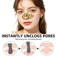Bandes exfoliantes pour le nez à motif érable, nettoyage en profondeur des pores, élimination des points noirs et des points blancs, soin de la peau du visage