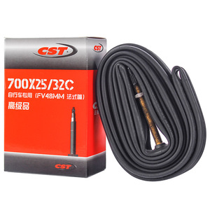 Chambre à air de vélo haut de gamme haute résistance avec valve en laiton pour 26X1.50 1.75 20X1.35 700X19 23C - Product Image 5