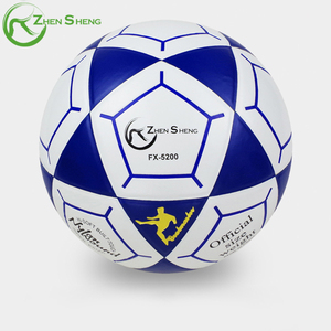 Zhensheng – ballon de <span class=keywords><strong>Football</strong></span> en cuir PVC, taille 5, vente en gros - Product Image 4