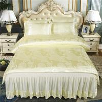 Parure de lit jacquard personnalisable de luxe, style européen-américain, motif végétal, pour la maison et l'hôtel – Offre spéciale