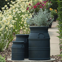 Pots de fleurs carrés multicolores les plus vendus, en argile fibreuse biodégradable, durables et légers, pour la plantation en extérieur
