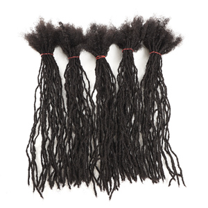 Orientfashion Extensions de cheveux humains vierges 100% alignés dans le sens des cuticules, Microlocs Interlocks 0,2 cm - Product Image 5