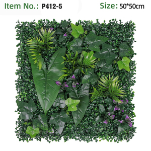 Panneau mural végétal artificiel <span class=keywords><strong>en</strong></span> plastique, haie verticale, résistant à l'eau, pour aménagement paysager de jardins, hôtels et centres commerciaux - Product Image 6