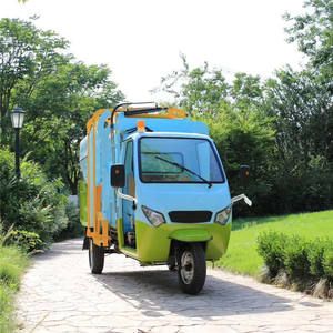 Manufaktur Profesional Wholesale Listrik Mini Sepeda Roda Tiga Sampah Sampah Koleksi Truk - Product Image 6