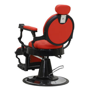 Chaise de Salon/Barbier Pliante à 360 Degrés en Cuir PU Rouge Rétro avec Grand Appui-Dos et Pompe à Huile, Couleur Personnalisable, Idéale pour Écoles - Vente Chaude - Product Image 6