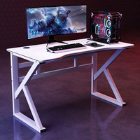 Meubles de bureau ergonomique en l, table de jeu, ordinateur, bureau, personnalisé, en métal noir, bureau de gaming