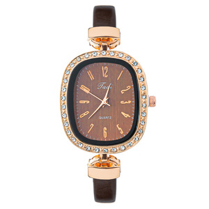 Montre à quartz ovale pour femme, boîtier <span class=keywords><strong>en</strong></span> alliage, incrustée de diamants, écologique, best-seller, tendance, pour le commerce international, <span class=keywords><strong>en</strong></span> <span class=keywords><strong>direct</strong></span> - Product Image 3