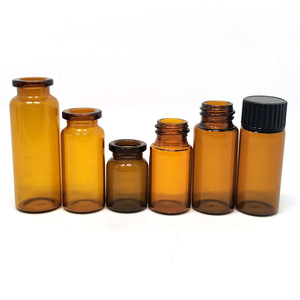 Bouteilles en <span class=keywords><strong>verre</strong></span> médicales <span class=keywords><strong>avec</strong></span> <span class=keywords><strong>bouchon</strong></span> en bois, 5ml, 8ml, 10ml, 12ml - Product Image 5