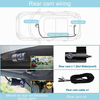 Originele stijl 4K Dual Dashcam voor high-end BMW 3-serie voor en achter, ingebouwde WiFi, plug-and-play, verborgen video recorder