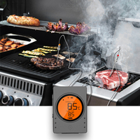 Termometer Oven daging jarak jauh Bluetooth Digital LCD hypersnes PRO-01 terbaik untuk memasak bahan plastik