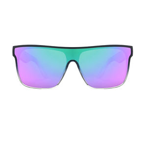 Yüksek kalite özel logo lüks kare renkli polarize kadın erkek Shades güneş gözlüğü toptan - Product Image 2