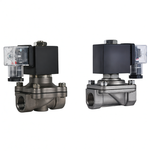 Vanne solénoïde à eau et à gaz en acier inoxydable et en laiton COVNA 2w31 normalement fermée 12V 24V Mini vanne solénoïde à diaphragme - Product Image 1