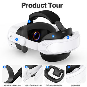 Gafas VR Ergonómicas para <span class=keywords><strong>Oculus</strong></span> <span class=keywords><strong>Quest</strong></span> 3/3s, Accesorios de Juego para Jugadores de <span class=keywords><strong>Realidad</strong></span> <span class=keywords><strong>Virtual</strong></span>, Accesorios para Videojuegos - Product Image 3