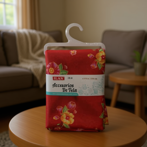 Accessorio in Tessuto Ilan 100cmx150cm Stampa Floreale Rossa per Arredamento Casa - Product Image 2