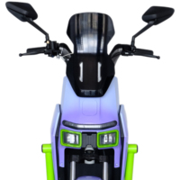 Vélo de ville électrique 1500W 60V avec moteur arrière, assistance au pédalage 3 vitesses, double suspension, freins à disque hydrauliques, pour adultes