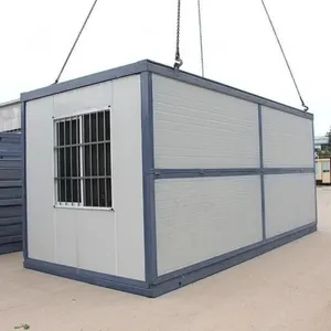 Geprefabriceerde Containerhuizen 20ft Prefab Verzending Klein Opvouwbaar Containerhuis Voor Buiten