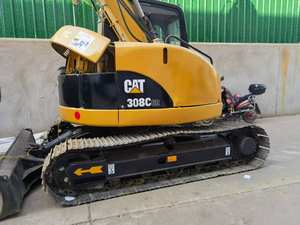 Original Caterpillar 308c 8ton mini excavadora usada Japan CAT 308c 308e con topadora de pulgar Horas DE TRABAJO bajas Envío global rápido - Product Image 5