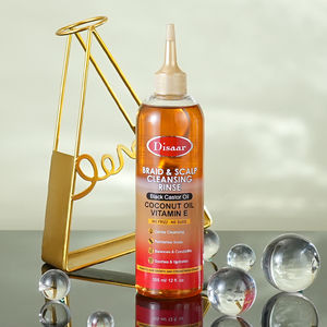 Champú Disaar de Aceite de Ricino Negro para Trenzas y Limpieza del Cuero Cabelludo, Champú Suave y Refrescante para el Crecimiento del Cabello para Trenzas - Product Image 1