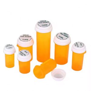 ขวดพลาสติกเปล่าสำหรับยาเม็ดขนาด 30 ดราม พร้อมฝาปิดแบบป้องกันเด็ก - Product Image 1