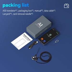 VORMOR A50 Smart Al Traducción DE FOTOS Árabe <span class=keywords><strong>Coreano</strong></span> Japonés Español Francés Inglés Multi-idioma Dispositivo de traductores de voz - Product Image 6