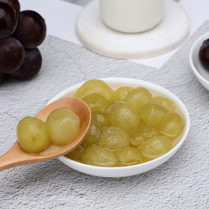 HENGZHI Vente en gros de raisins pelés en conserve sucrés dans le <span class=keywords><strong>sirop</strong></span> 850g pour le thé aux perles et les boissons aromatisées <span class=keywords><strong>au</strong></span> raisin, ingrédients pour le bubble tea - Product Image 2