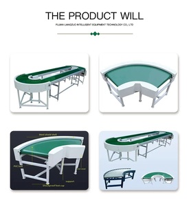 Liangzo 90 Graden/180 Graden Draaiende Riem Transportband Tassen Items Bewegende Band - Product Image 4