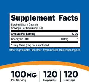OEM Private Label coenzima <span class=keywords><strong>Q10</strong></span> capsule ad alto assorbimento, vegetariano, Non ogm, coenzima <span class=keywords><strong>Q10</strong></span> - Product Image 2