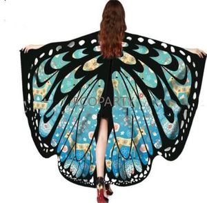Cape de papillon monarque arc-en-ciel pour femme adulte, accessoire de danse féerique pour Halloween, châle ailes de papillon, costumes - Product Image 4