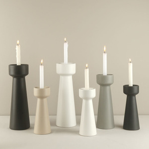 Bougeoir décoratif en céramique écologique, style européen minimaliste, romantique et créatif - Product Image 2