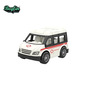 Juego de Juguetes de Plástico de Simulación de Tráfico Urbano para Niños BGL con Autobús Escolar, Coche de Policía, Coche Médico y Barco - Product Image 4