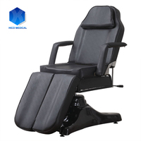 Hicod – lit de tatouage hydraulique rotatif noir, chaise de Piercing de tatouage de beauté