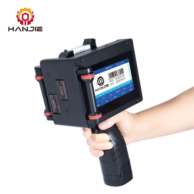 Large Format Handheld Inkjet Printer Dual Nozzles 50.8mm Logo Printing Machine Cheap Price 600dpi New Carton Box Coding Machine