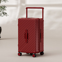 Valises de voyage d'affaires multifonctionnelles légères à 4 roues en ABS avec poignée large et grande capacité, à code, pour le transport à main