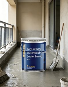 Balcony Waterproofing Material CE Certified Flexible Single-Component Polyurethane Waterproof Coating Outdoor Use JIANHAI W-15 - Product Image 1