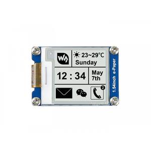 Waveshare 1,54 Zoll E-Ink Display Schwarz/Weiß E-Paper 200x200 Auflösung SPI-Schnittstelle, für Raspberry <span class=keywords><strong>Pi</strong></span>, Unterstützt Teilaktualisierung - Product Image 4