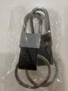 Laser Engraved Keychain, Matte Finish Metal &amp; Faux Leather Keyring , <strong>Funky</strong> Style <strong>Gift</strong> for Men - Product Image 6