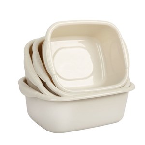 Custom Home PP Rectangular <strong>Wash</strong> <strong>Basin</strong> Durable <strong>Plastic</strong> Laundry Tub Wholesale Household Washing Bowl - Product Image 1