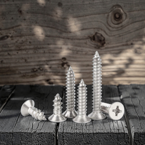 Sáu Thùy #8 #9 #10 phẳng chìm metric/inch thép không gỉ iso7075 <span class=keywords><strong>Phillips</strong></span> Tự Khai thác gỗ vít - Product Image 4