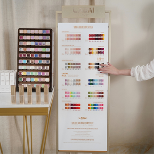 Juego de Esmalte de Uñas en Gel UV LADAI de 120 Colores, Fórmula No Tóxica, con Carta de Colores y Expositor de Piso para Salón de Uñas - Product Image 1