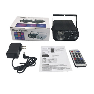 LED Magic Ball Light Multi Pattern Red <strong>Green</strong> Blue <strong>Laser</strong> Light Sound Control DJ Disco Stage Light with Remote Control - Product Image 4