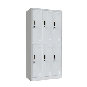 Kim Loại Nhân Viên Làm Việc Quần Áo Lưu Trữ <span class=keywords><strong>Locker</strong></span> Tủ Thay Đổi Sử Dụng Phòng 6 Cửa Thép <span class=keywords><strong>Locker</strong></span> - Product Image 2