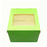 Boîtes en carton pour gâteaux, emballage de boulangerie personnalisé avec logo, boîte avec fenêtre transparente, qualité alimentaire, fournisseur en gros OEM
