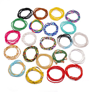 Perline in vita per le donne perdita di peso catena per il corpo con perline colorate gioielli in vita gioielli con catena per il corpo con perline di pancia per le donne - Product Image 3