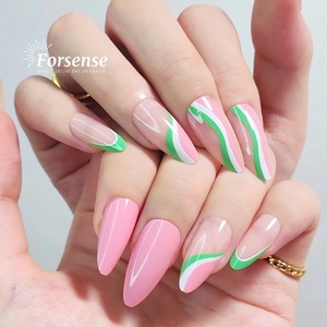 Vente en gros de <span class=keywords><strong>faux</strong></span> <span class=keywords><strong>ongles</strong></span> artificiels en forme d'amande, ensemble de <span class=keywords><strong>faux</strong></span> <span class=keywords><strong>ongles</strong></span> de haute qualité, marque privée, fait à la <span class=keywords><strong>machine</strong></span>, sur mesure - Product Image 4